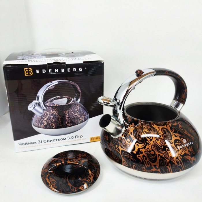 Чайник для домашнього використання зі свистком, Чайник зі свистком бакелітовою ручкою ZJ-69