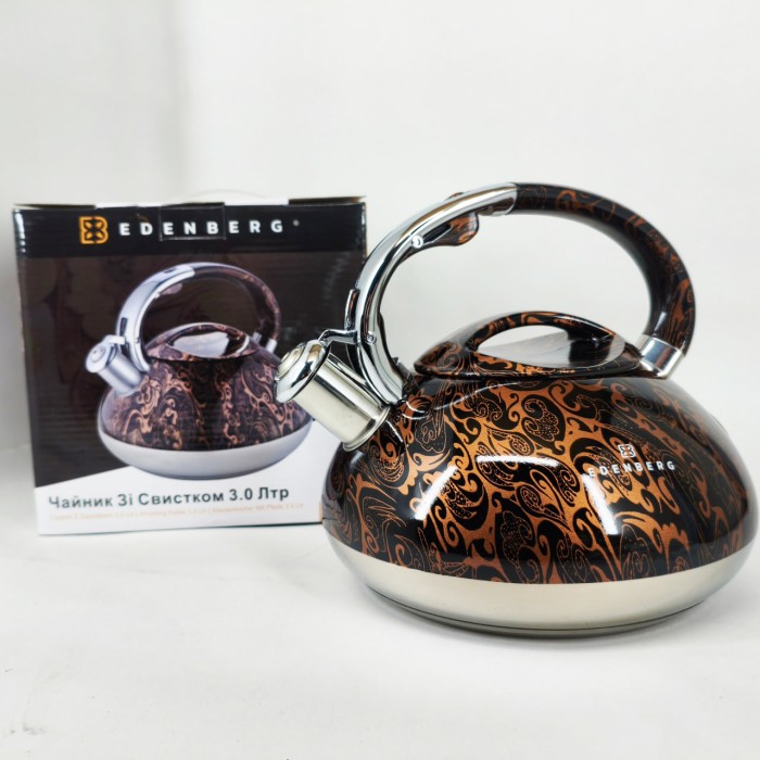 Чайник для домашнього використання зі свистком, Чайник зі свистком бакелітовою ручкою ZJ-69