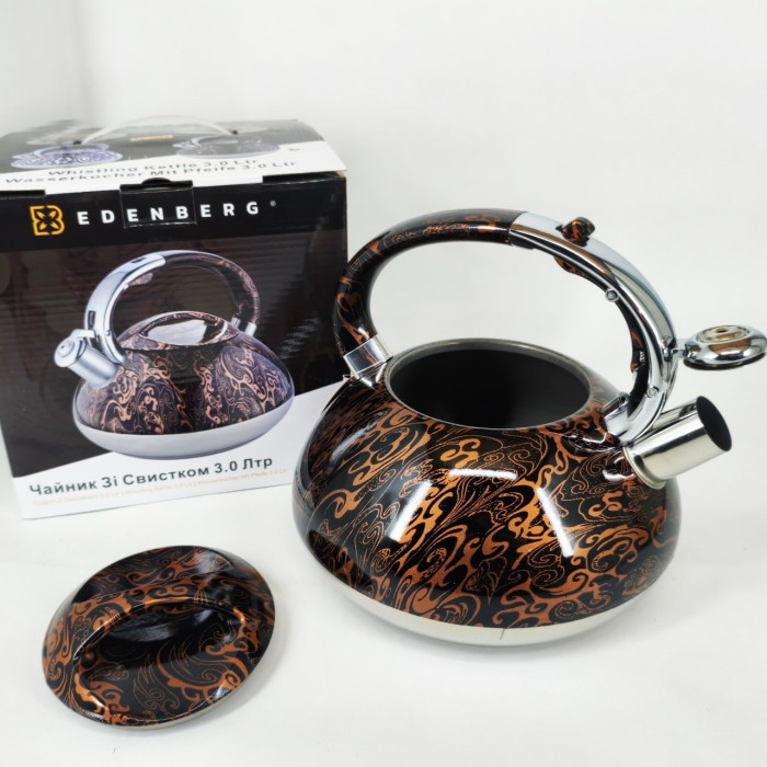 Чайник для домашнього використання зі свистком, Чайник зі свистком бакелітовою ручкою ZJ-69