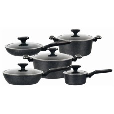 Набір кухонного посуду Edenberg EB-12917 з мармуровим антипригарним покриттям 10 предметів JC-97