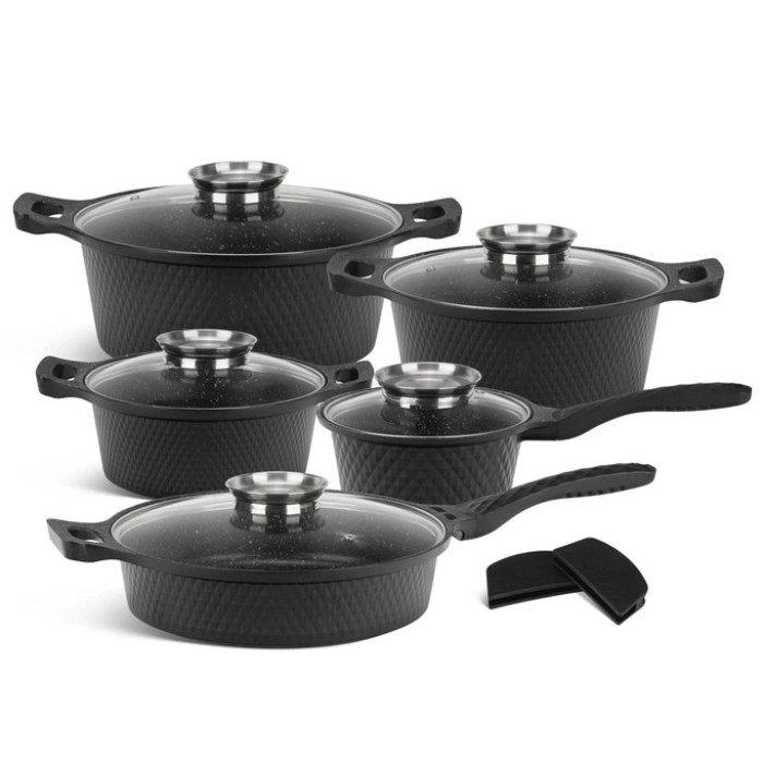 Набір посуду для електричних плит, Каструлі посуд для електричних плит Набір посуду дому ZP-93