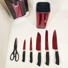Набір ножів Edenberg EB-11027 7 предметів Red