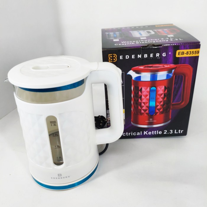 Компактний електричний чайник для дому Edenberg, Електричний чайник безшумний Тихий побутовий QJ-99