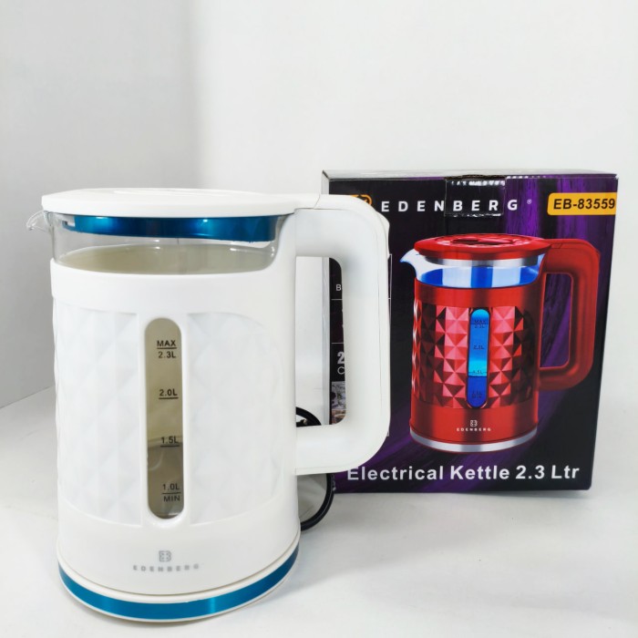 Компактний електричний чайник для дому Edenberg, Електричний чайник безшумний Тихий побутовий QJ-99