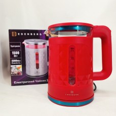 Електрочайник побутовий з індикатором роботи, Потужний електрочайник електричний, Чайники на підставці LF-96