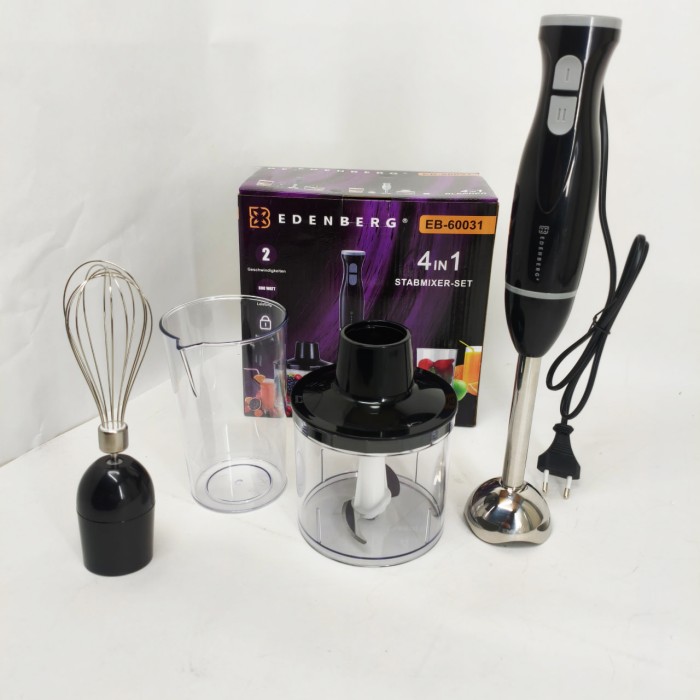 Блендер для дитячого пюре для дому, Блендер з подрібнювачем зручний кухні з тихим режимом OB-34