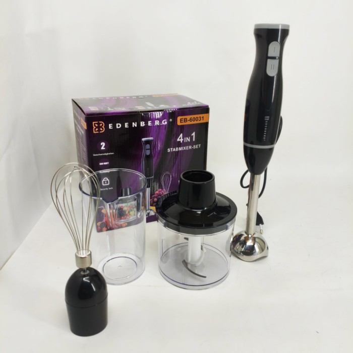 Блендер для дитячого пюре для дому, Блендер з подрібнювачем зручний кухні з тихим режимом OB-34