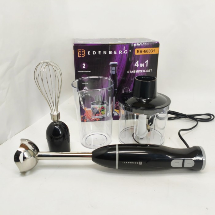 Блендер для дитячого пюре для дому, Блендер з подрібнювачем зручний кухні з тихим режимом OB-34