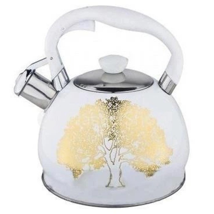 Гарний чайник для плит, Чайник з нержавіючої сталі з бакелітовою ручкою, Чайники зі свистком наплитні NA-82