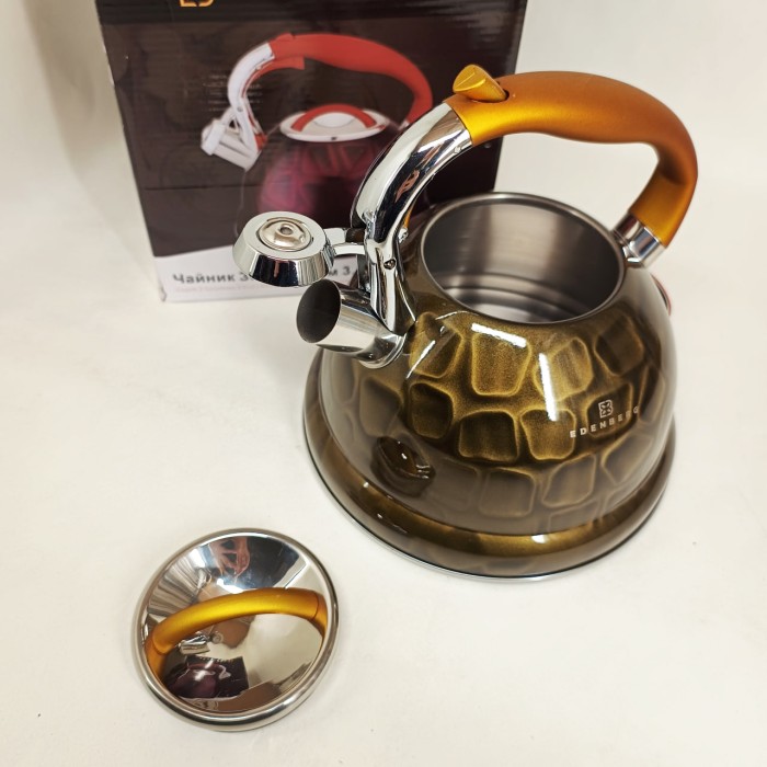 Чайник зі свистком бакелітовою ручкою Edenberg, Хороший чайник зі свистком для дому HZ-45