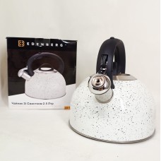 Функціональний чайник зі сталі зі свистком Edenberg Чайник для плити свистком для чаю NP-40