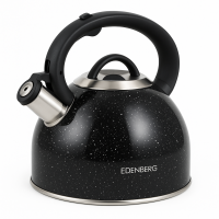 Чайник із свистком Edenberg EB-1440 з мармуровим покриттям 3л Black