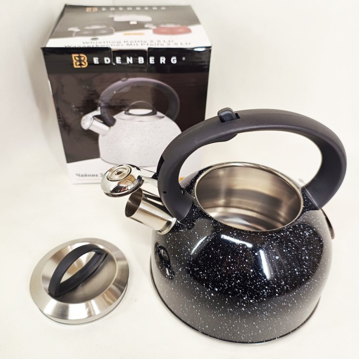 Чайник зі свистком для електроплити Edenberg, Практичний чайник для газової плити EW-26