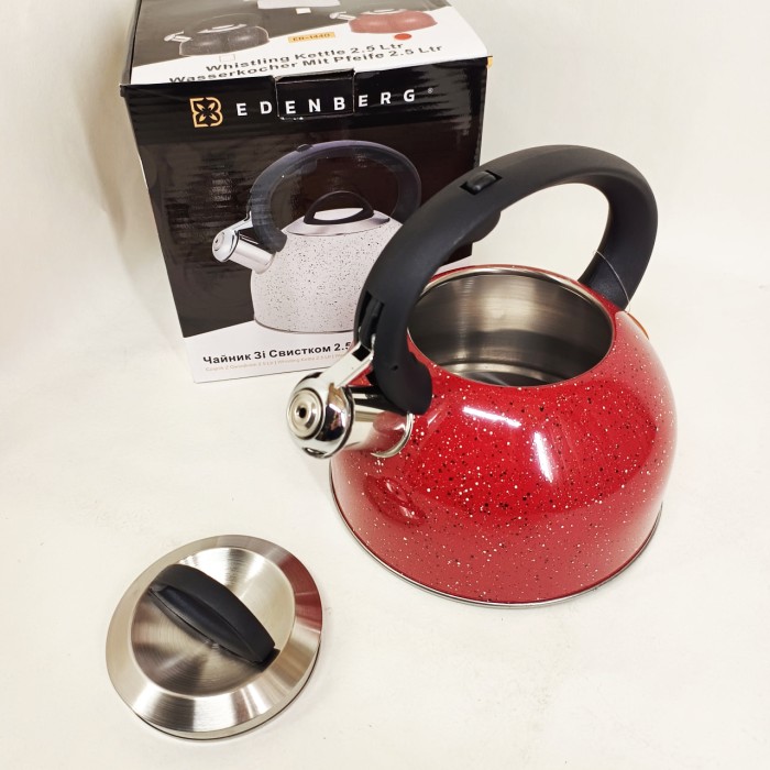 Чайник газовий 3 літри Edenberg, Чайник на плиту для кухні Практичний для газової плити UK-17