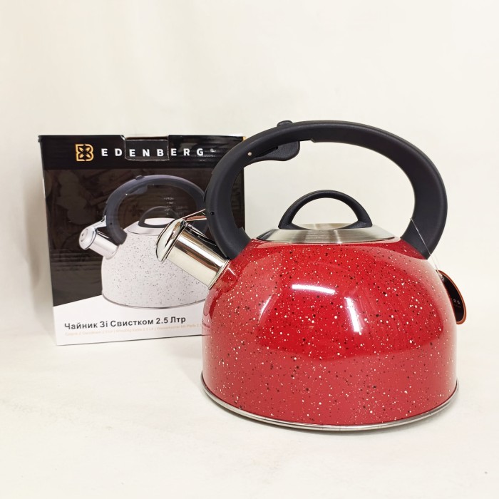 Чайник газовий 3 літри Edenberg, Чайник на плиту для кухні Практичний для газової плити UK-17