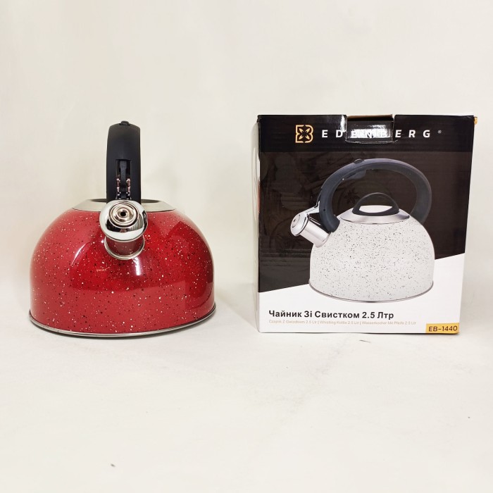 Чайник газовий 3 літри Edenberg, Чайник на плиту для кухні Практичний для газової плити UK-17