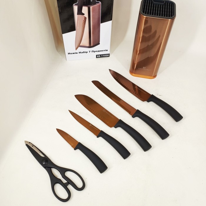 Хороші кухонні ножі для побутового використання, Якісні ножі для дому, Набори ножів BC-42