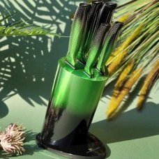 Набір ножів Edenberg EB-11022, 6 предметів Green RB-30