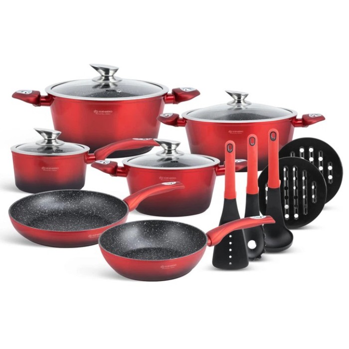 Набір каструль з нержавіючої сталі, Набір високих каструль Фірмові набори YE-29