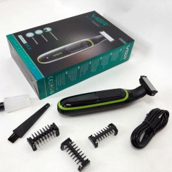 Професійна чоловіча бритва з тримером VGR V-017, Бритва професійна для гоління, Бритви акумуляторні QD-50