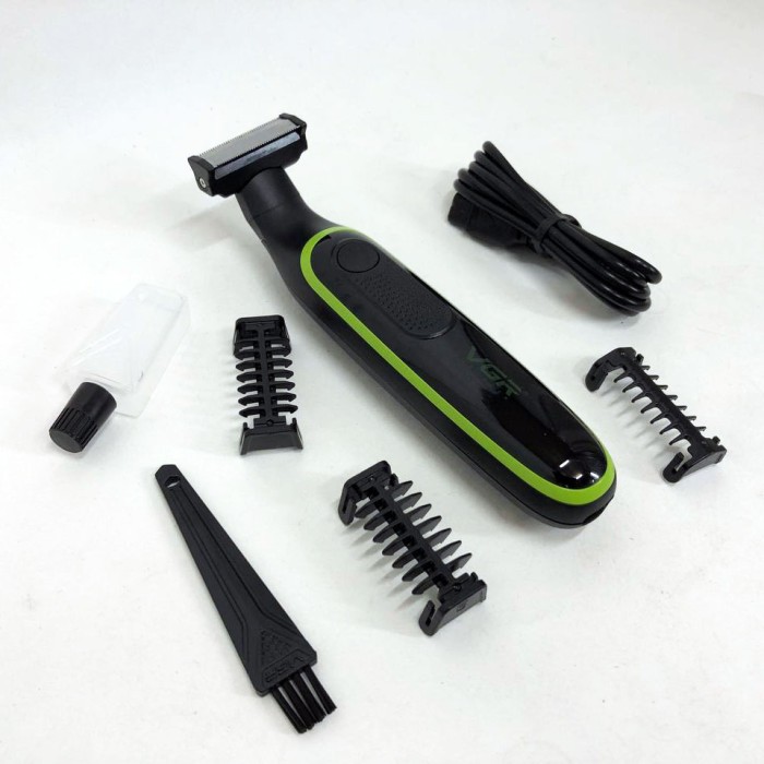 Професійна чоловіча бритва з тримером VGR V-017, Бритва професійна для гоління, Бритви акумуляторні QD-50