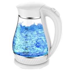 Чайник електричний Adler AD 1274 1,7 л 2200Вт пластиковий з автоматичним вимкненням White QJ-67