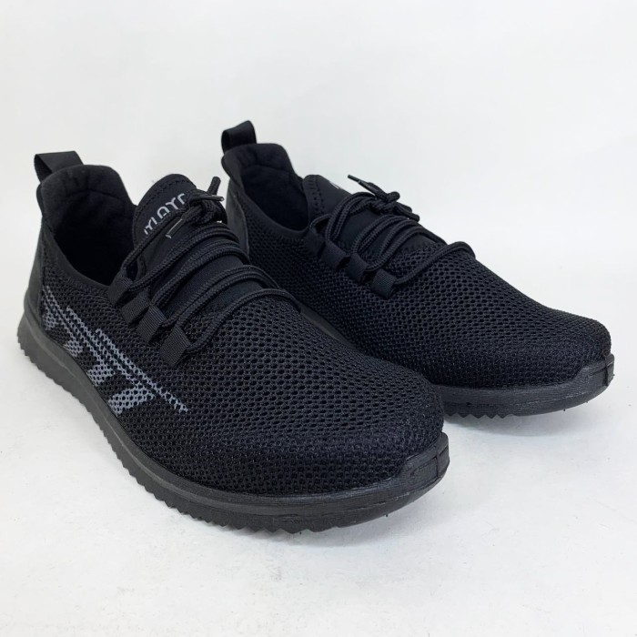 Чоловічі літні кросівки з сітки 42р 27см, Чорні чоловічі кросівки літні М'які з сітки JR-43