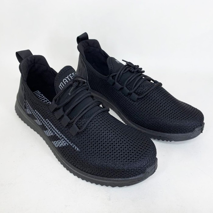 Чоловічі літні кросівки з сітки 42р 27см, Чорні чоловічі кросівки літні М'які з сітки JR-43