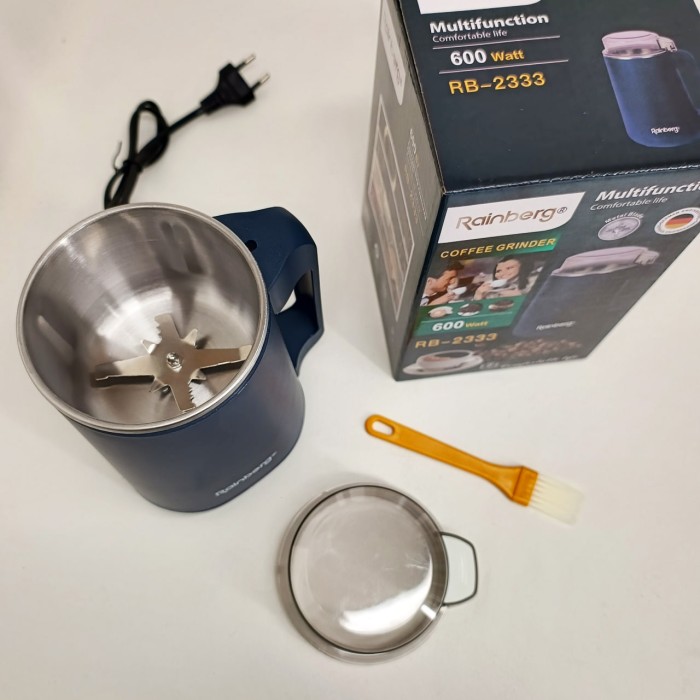 Кавомолка для помелу кави та спецій, Потужна кавомолка для свіжої кави Роторна побутова IA-15