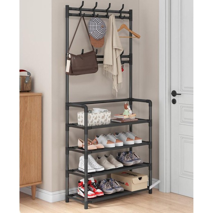 Органайзер для взуття 150х60х28см, Полиці для взуття Полиця в передпокій металева IZ-22