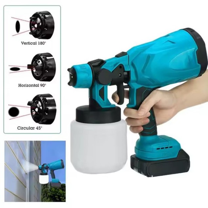 Акумуляторний фарборозпилювач P-002 Paint Spray Pot SN-53