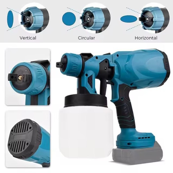 Акумуляторний фарборозпилювач P-002 Paint Spray Pot SN-53