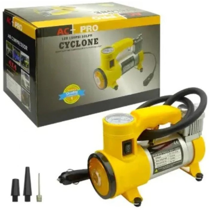 Автомобільний компресор Cyclone 12V 150PSI портативний