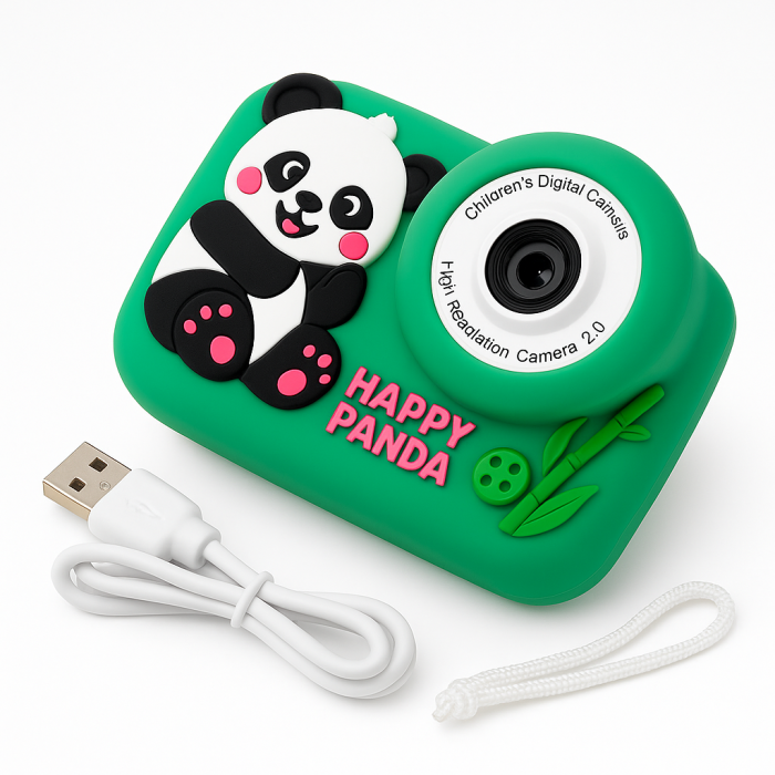Дитячий фотоапарат M03 Panda Green