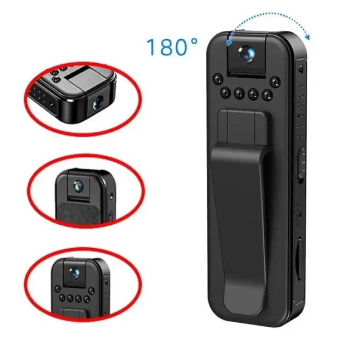 Боді-камера L9, нагрудний відеореєстратор Full HD 1080p з дисплеєм 1.3, датчиком руху, LED-підсвіткою NP-18