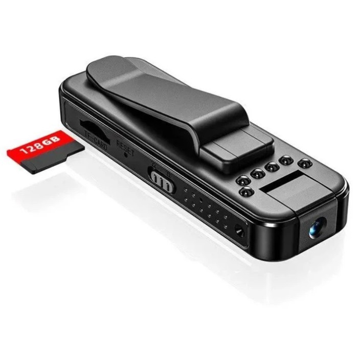 Боді-камера L9, нагрудний відеореєстратор Full HD 1080p з дисплеєм 1.3, датчиком руху, LED-підсвіткою NP-18