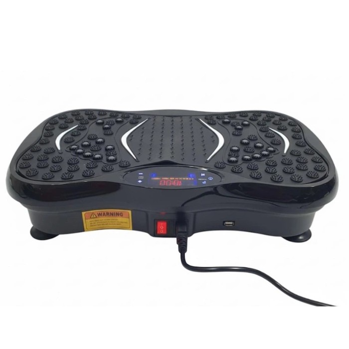 Тренувальна фітнес віброплатформа з Bluetooth пультом та еспандерами WE-60