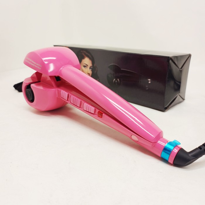 Щипці BALALISI Perfect Curl спіральна плойка для завивки волосся, міні плойка гофре, стайлер для укладання Pink