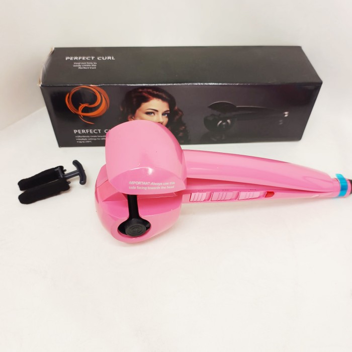 Щипці BALALISI Perfect Curl спіральна плойка для завивки волосся, міні плойка гофре, стайлер для укладання Pink