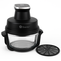 Аерофритюрниця аерогриль Air Fryer Domotec MS-3228 з LED-екраном для смаження без олії 4600 Вт на 7 л