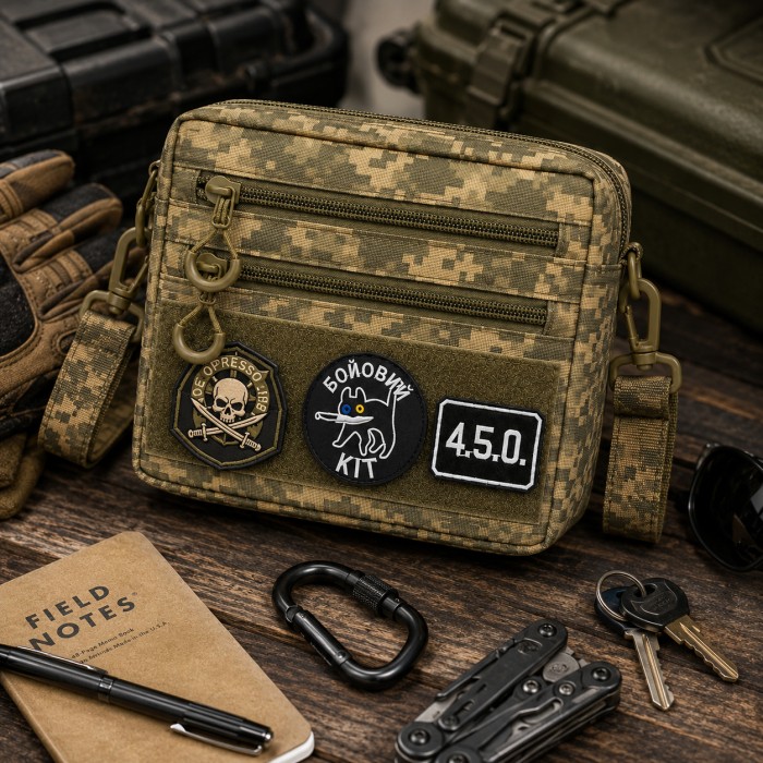Чоловіча тактична сумка EDC Cordura 600D, сумка з кордури для патчів піксель PG-43