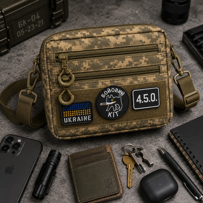 Чоловіча тактична сумка EDC Cordura 600D, сумка з кордури для патчів піксель PG-43