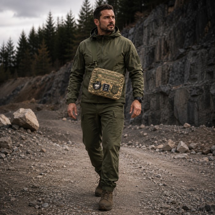 Чоловіча тактична сумка EDC Cordura 600D, сумка з кордури для патчів піксель PG-43