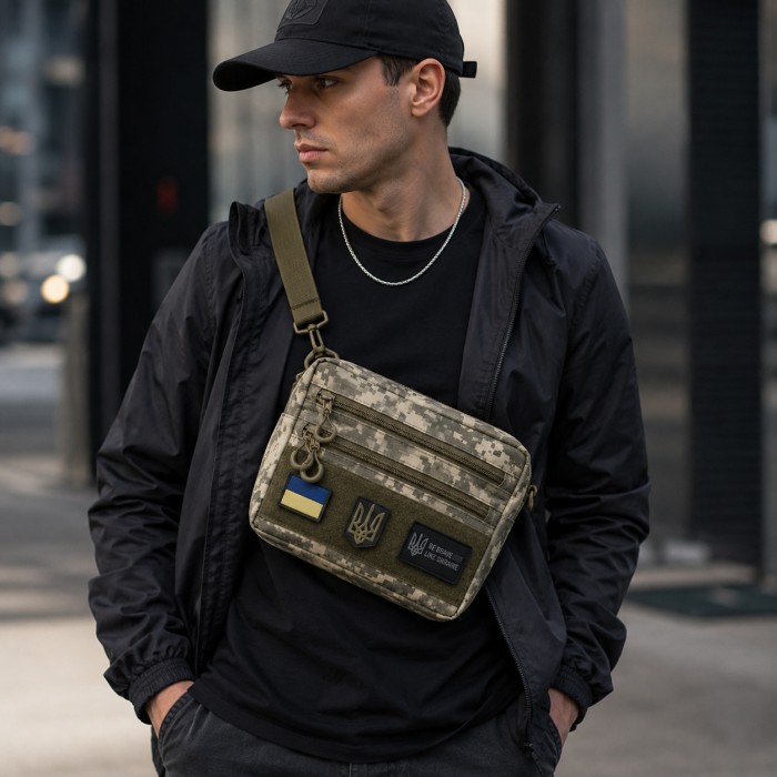Чоловіча тактична сумка EDC Cordura 600D, сумка з кордури для патчів піксель PG-43