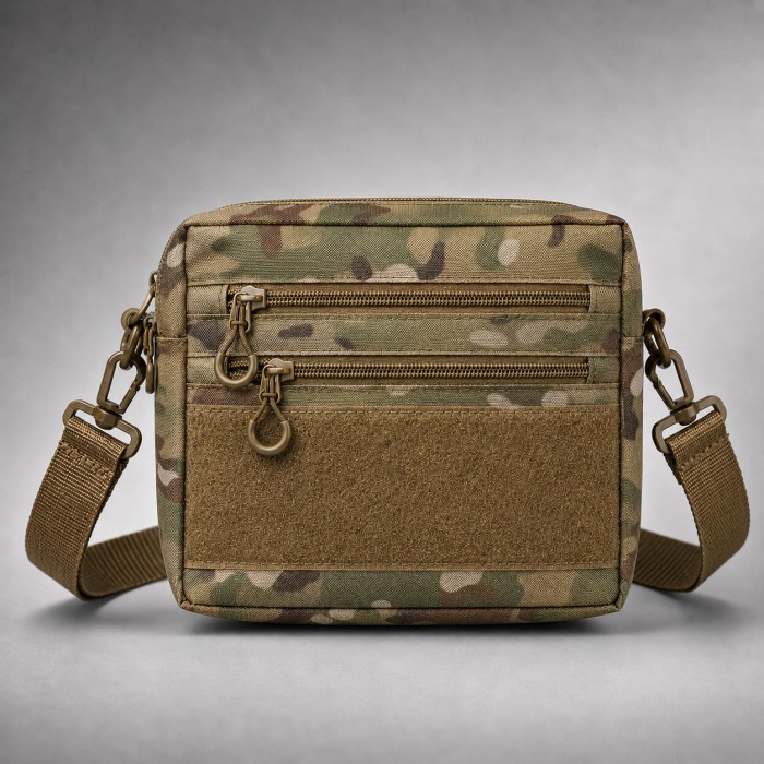Чоловіча тактична сумка Multicam EDC Cordura 600D, сумка для патчів і шевронів мультікам JC-83