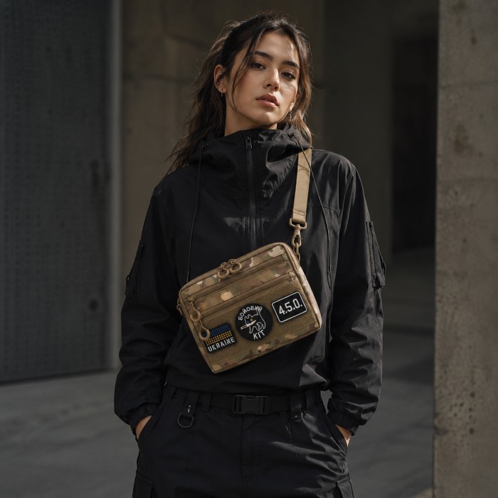 Чоловіча тактична сумка Multicam EDC Cordura 600D, сумка для патчів і шевронів мультікам JC-83
