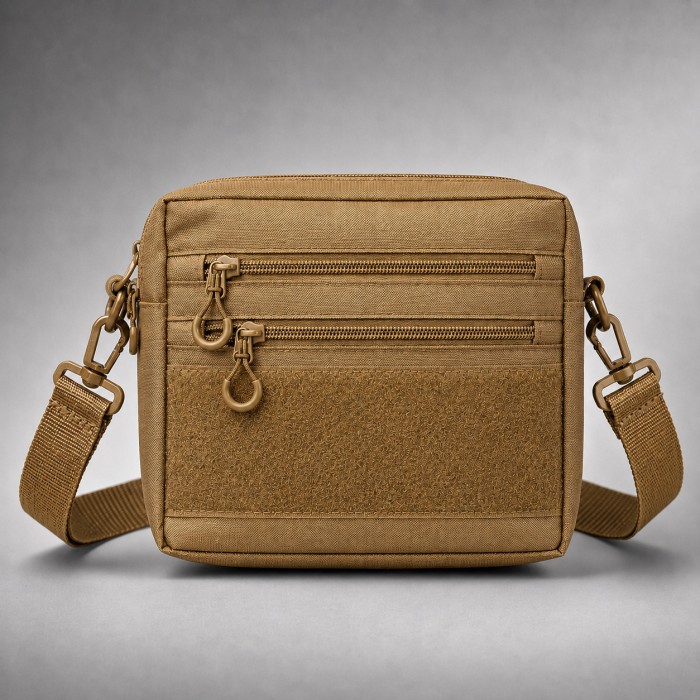 Чоловіча тактична сумка EDC Cordura 600D, сумка для патчів 25×20×5,5см койот GX-41
