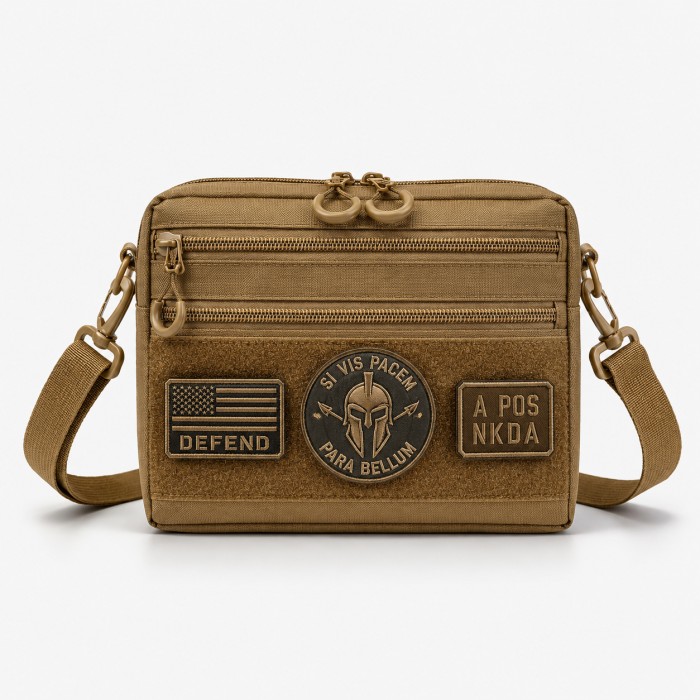 Чоловіча тактична сумка EDC Cordura 600D, сумка для патчів 25×20×5,5см койот GX-41