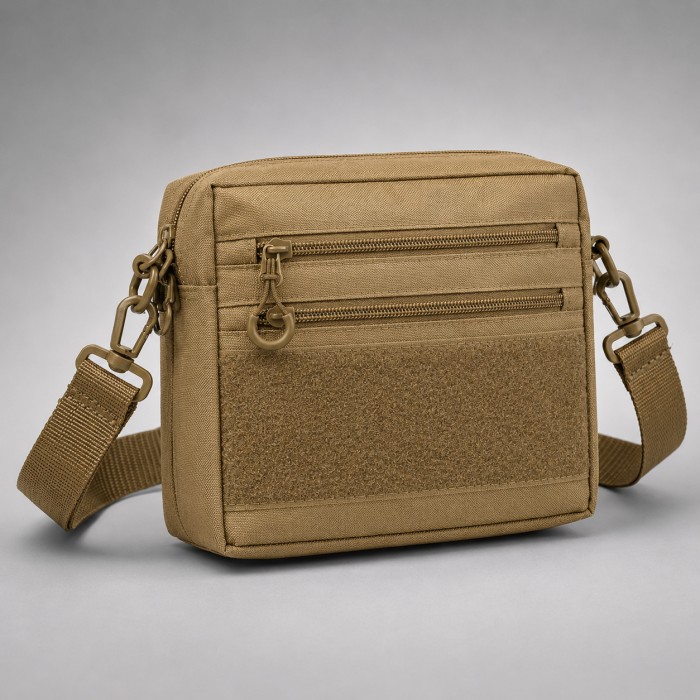 Чоловіча тактична сумка EDC Cordura 600D, сумка для патчів 25×20×5,5см койот GX-41