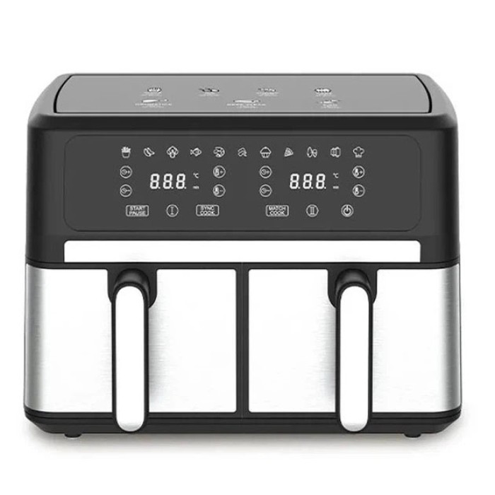 Аерофритюрниця Sokany SK-10041 Air Fryer безмасляного приготування сенсорне керування 8л 1800Вт